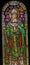 Saint Patrick Stained Glass Saint Mary Basilica Phoenix Arizona