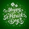 Saint Patricks Day Calligraphic Design