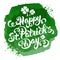 Saint Patricks Day Calligraphic Design