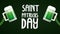 Saint patricks day card HD animation
