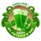 Saint Patricks Day Emblem Design