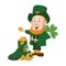 Saint patricks day irish cartoon