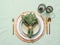 Saint Patricks day table setting background