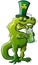 Saint Patricks Day Tyrannosaurus Rex