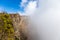 Saint-Paul, Reunion Island - Cloud over Mafate cirque at Maido viewpoint