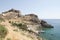 Saint Paul s bay and acropolis of Lindos