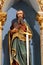 Saint Paul, statue on the main altar in the church of the Holy Trinity in Donja Stubica, Croatia