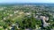 Saint-Paule de Mausole monastery in Saint-RÃ©my-de-Provence seen from the sky