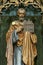Saint Peter the Apostle, statue on the main altar in the church of St Peter in Ivanic Grad, Croatia