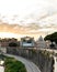 Saint Peter Basilica from Tiber edge.