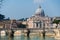 Saint Peter cathedral over Tiber river