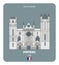 Saint Peter Cathedral in Poitiers, France