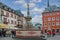 Saint Peter fountain on market square in Trier