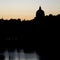 Saint Peter and Paul Dome Silhouette in Roma Eur