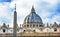 Saint Peter& x27;s Basilica Dome Statues Obelisk Vatican Rome Italy
