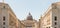 Saint Peter`s Basilica, main facade and dome. Vatican City.