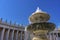 Saint Peter\'s Square Bernini Fountain Vatican Rome Italy