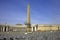 Saint peter\'s square rome italy egyptian column