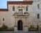 Saint Peter and Saint Paul Church at the end of Paseo de los Tristes in Granada, Spain.