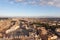 Saint Peter square aerial view, Vatican city