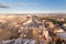 Saint Peter square aerial view, Vatican city