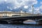 Saint Petersburg, Blagoveshchensk bridge across the river Neva