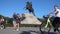 Saint Petersburg, Bronze Horseman, monument to Peter the Great, summer sunny day.