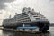 Saint Petersburg, cruise ship at the Angliyskaya embankment pier