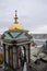 Saint Petersburg - November, 2020 Stunning Panoramic View Senate Square from the observation platform of the Cathedral