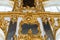 Saint-Petersburg, RUSSIA - APRIL 30 2019: The magnificent ballroom interior inside the Catherine`s Palace, Pushkin, Tsarskoye Sel