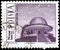 Saint Petersburg, Russia - April 30, 2020: Postage stamp printed in the Poland with the image of the Silesian Planetarium, circa