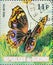 Saint Petersburg, Russia - March 15, 2020: Postage stamp issued in the Burundi with the image of the butterfly Precis orythia,