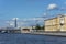 Saint Petersburg, view of the Malaya Neva river near the Tuchkov bridge