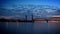 Saint-Petersburg. White nights bridge on the Neva