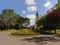 Saint Piere park, Calais, with Belfrey tower in the background