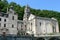 Saint-Pierre Abbey on the banks of the river Dronne in BrantÃ´me