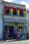 SAINT PIERRE, MARTINIQUE, JUNUARY 2 : The small tourist shop in caribbean Saint Pierre town on January 2, 2017, Martinique island,