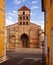 The Saint Quitterie Church in the town of Aire sur l`Adour, New Aquitaine. France