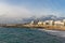 Saint Raphael beach in winter - French riviera