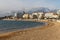 Saint Raphael beach in winter - French riviera