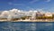 Saint Raphael, France. Panoramic view of the city and the beach. Cote d`Azur, French Riviera.