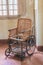 Saint-Remy-de-Provence, France, September 24, 2018: Old Mental Hospital - Vintage Wheelchair
