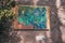 Saint-Remy-de-Provence, France, September 24, 2018: Reproduction of Van Gogh painting Irises