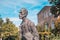 Saint-Remy-de-Provence, France, September 24, 2018: Statue of Vincent Van Gogh