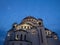 Saint Sava Cathedral Temple Hram Svetog Save in the early evening seen fron the outside.