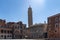 Saint stephen crooked awry tower belwry in venice