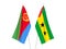 Saint Thomas and Prince and Eritrea flags