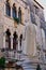 Saint Thomas Statue And Historic Cipiko Palace, Trogir, Croatian