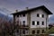 Saint Vincent, Aosta Valley, mountain italian city on alps
