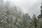 Saint Vrain Canyon in Fog